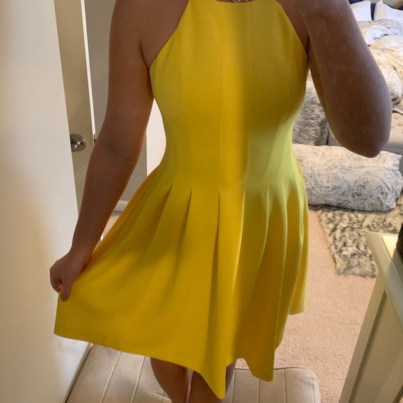 Calvin Klein yellow dress size 6 - Picture 2 of 6
